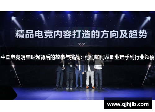 中国电竞明星崛起背后的故事与挑战：他们如何从职业选手到行业领袖
